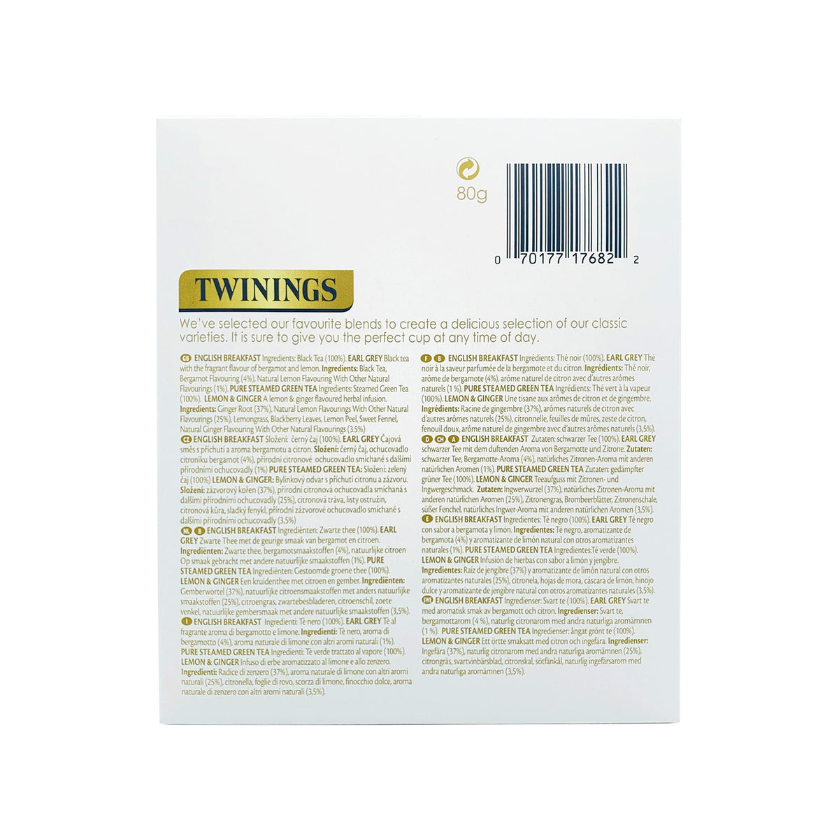 Twinings Collection Favourite Teas & Infusions - 10 x 40 Envelopes - 100015214