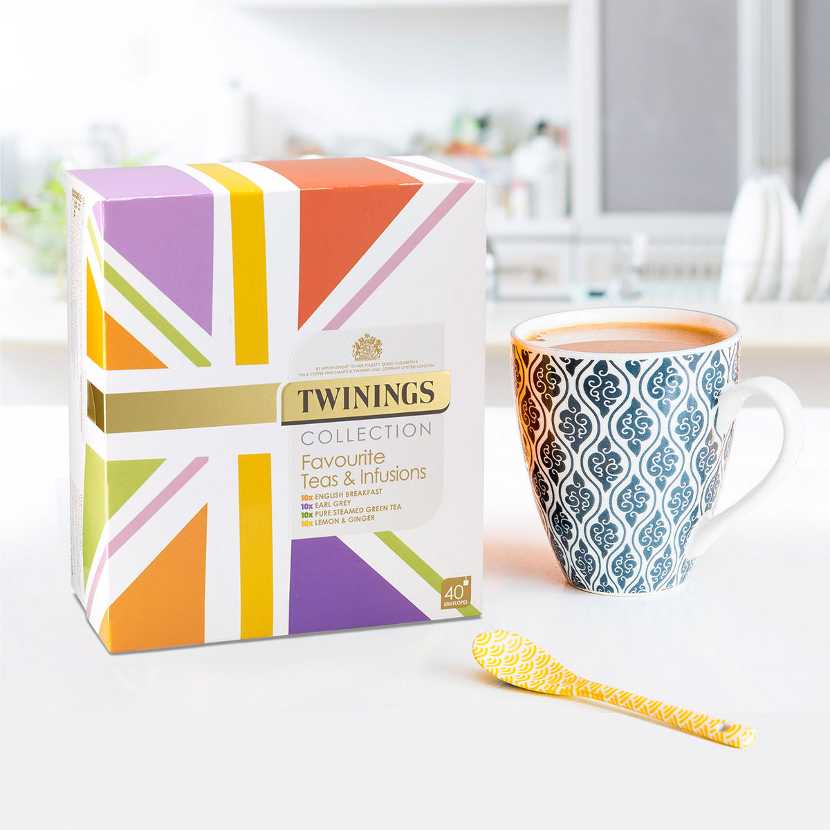 Twinings Collection Favourite Teas & Infusions - 10 x 40 Envelopes - 100015214