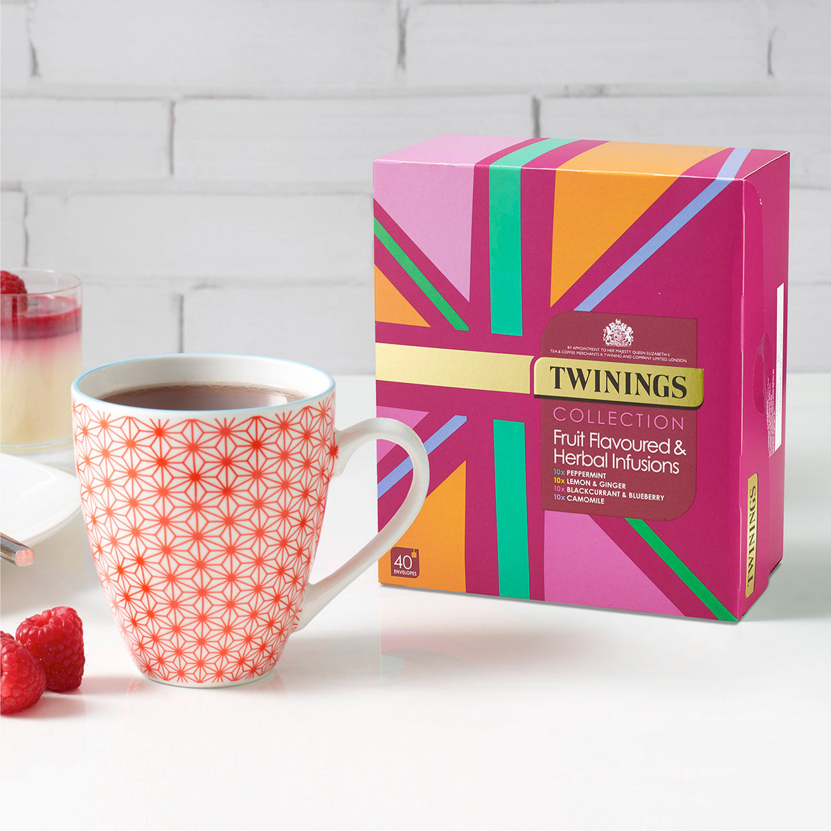 Twinings Collection Fruit Flavoured & Herbal Infusions - 10 x 40 Envelopes - 100015216
