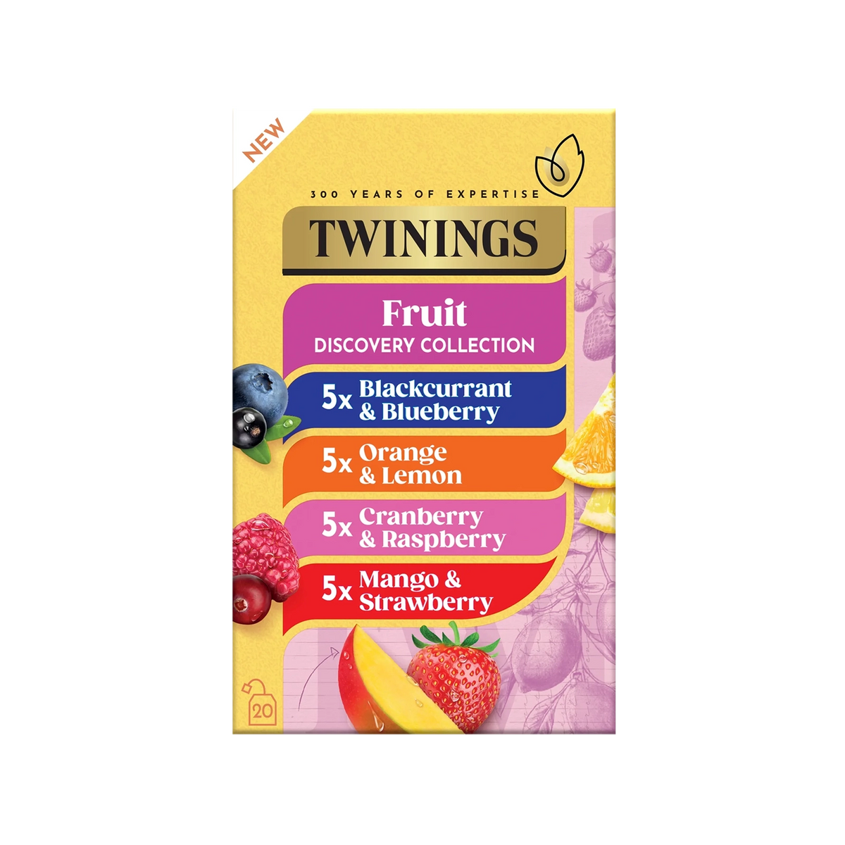 Fruits Selection 1x4x20 Envelope 110001651
