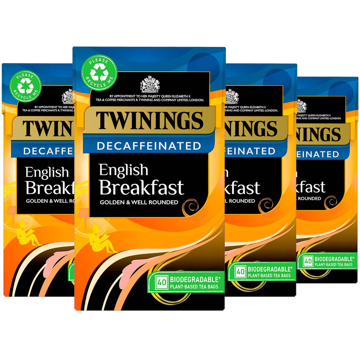 English Breakfast Decaffeinated Teabag 1x4x40 100017757