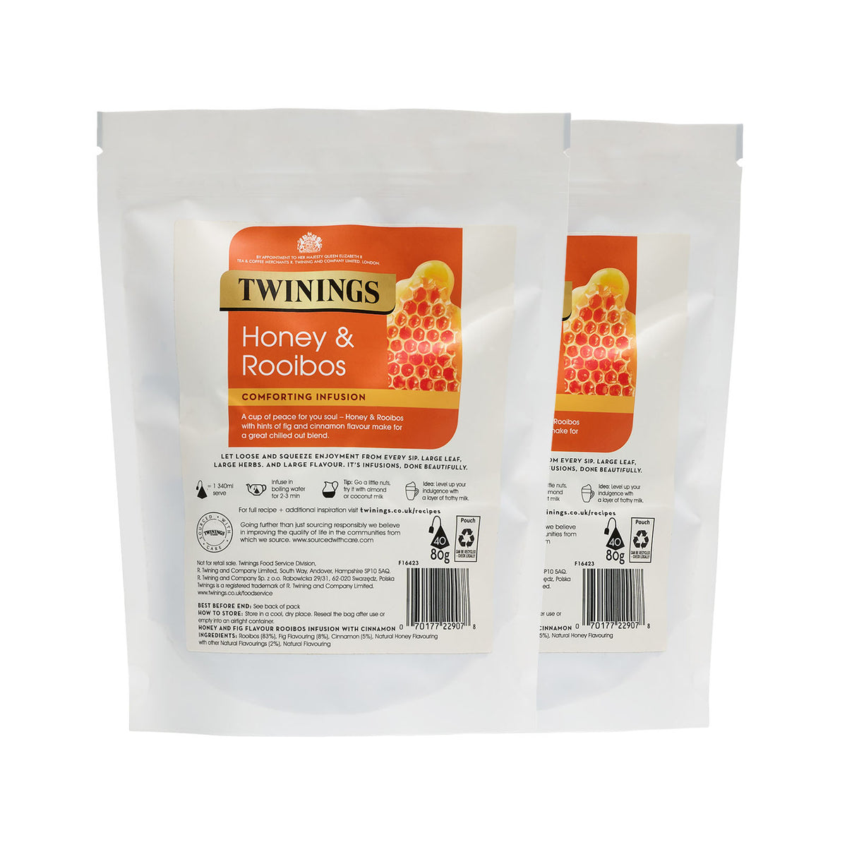 Honey & Rooibos Pyramid Bag NON ENVELOPED 1x2x40 100016423