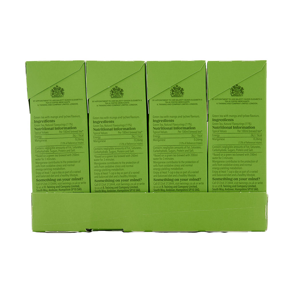 Mango & Lychee Green Tea Teabag 1x4x20 100017940