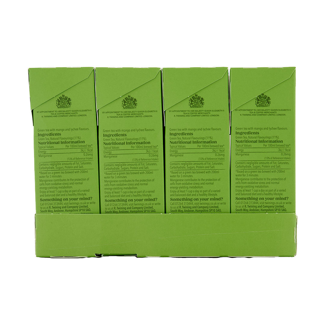 Mango & Lychee Green Tea Teabag 1x4x20 100017940