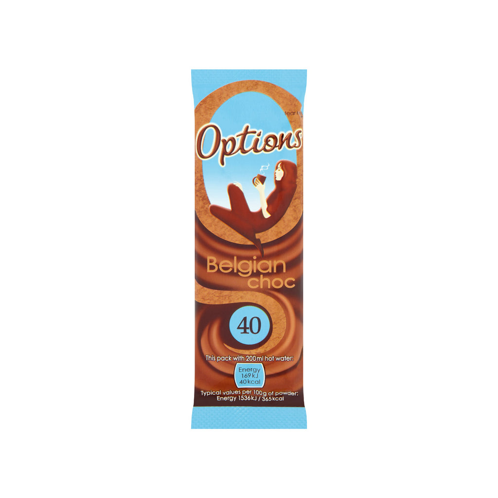 Options Belgian Chocolate Sachet 30x11g 110000323