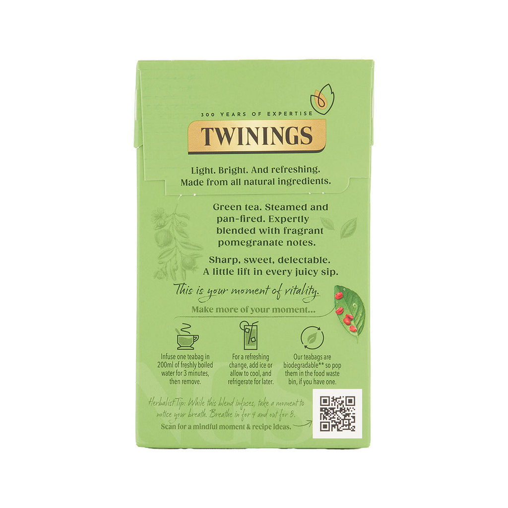 Pomegranate Green Tea Teabag 1x4x20 100017941