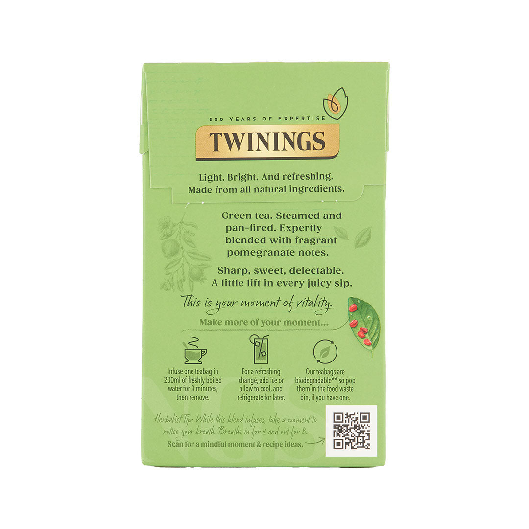 Pomegranate Green Tea Teabag 1x4x20 100017941