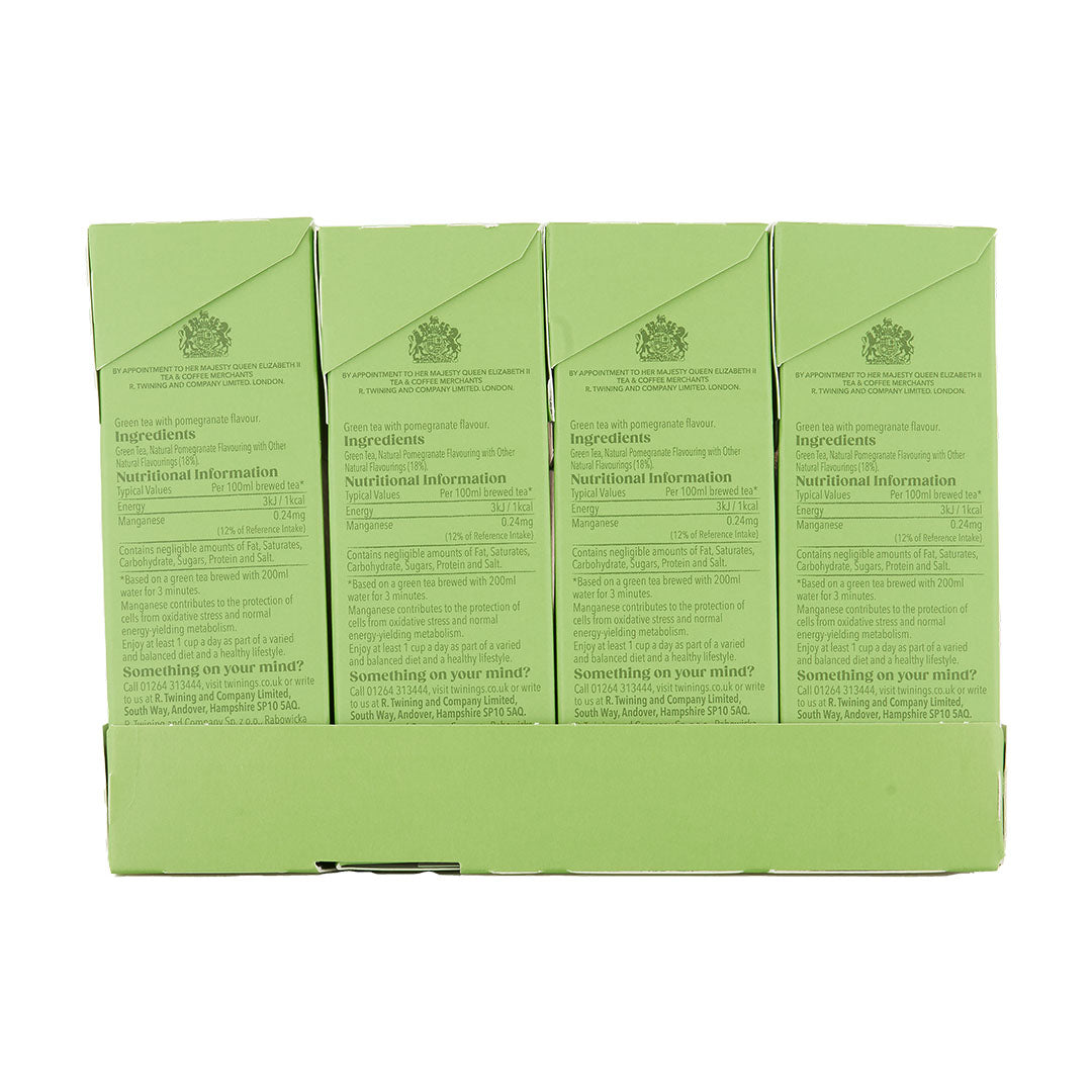 Pomegranate Green Tea Teabag 1x4x20 100017941