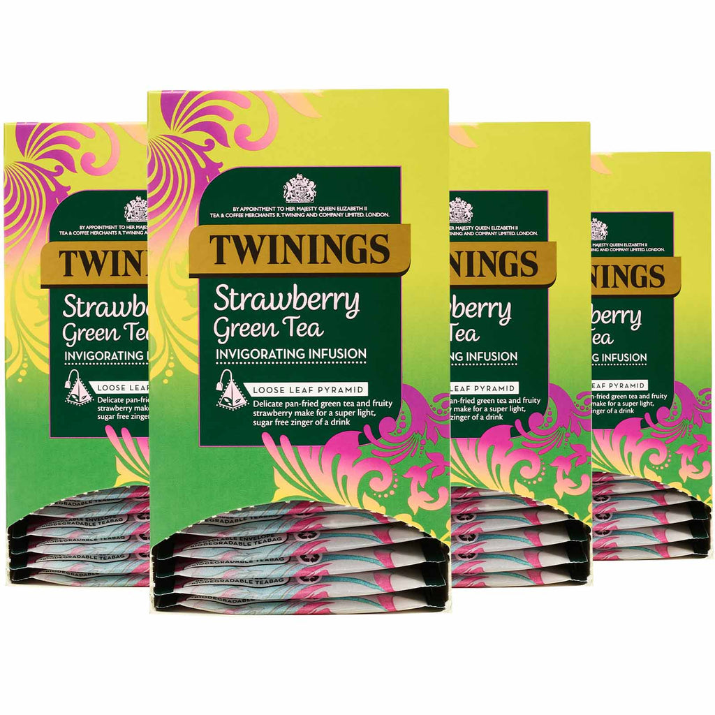 Strawberry Green Tea Pyramid Bag 1x4x15 100016873
