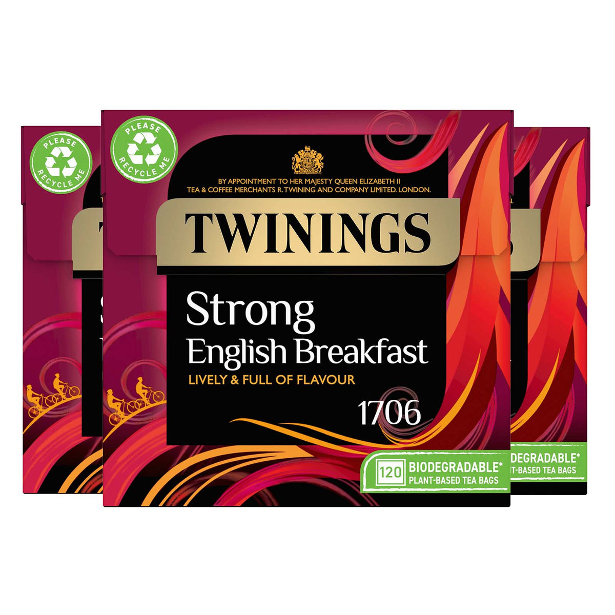 Strong English Breakfast Teabag 1x3x120 100017149