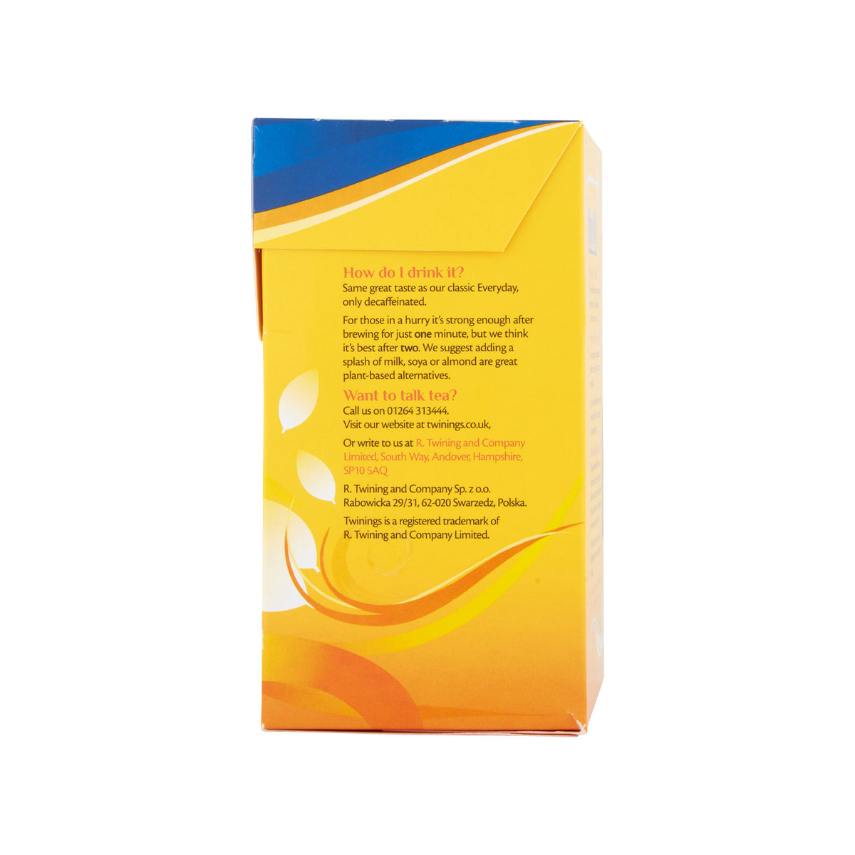 Everyday Decaffeinated Teabag 1x4x80 100017764