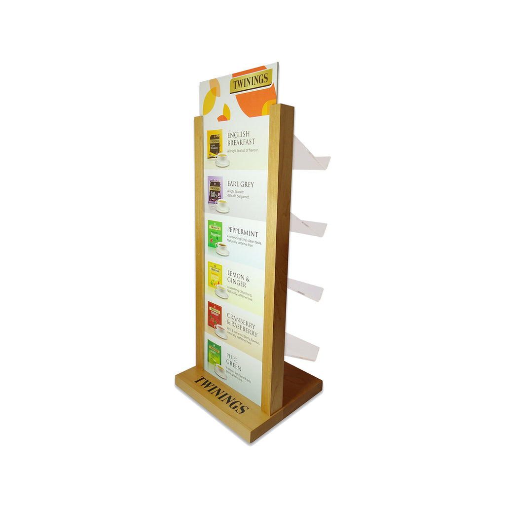 Twinings 4 Tier Display Stand Wooden 400008280