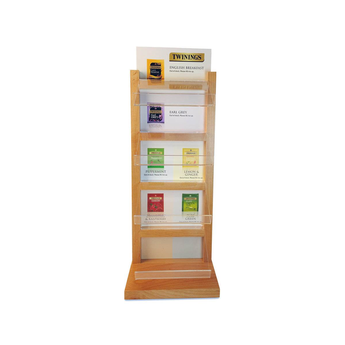 Twinings 4 Tier Display Stand Wooden 400008280