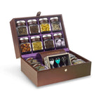 Leather Loose Tea Compartment Box 400007384