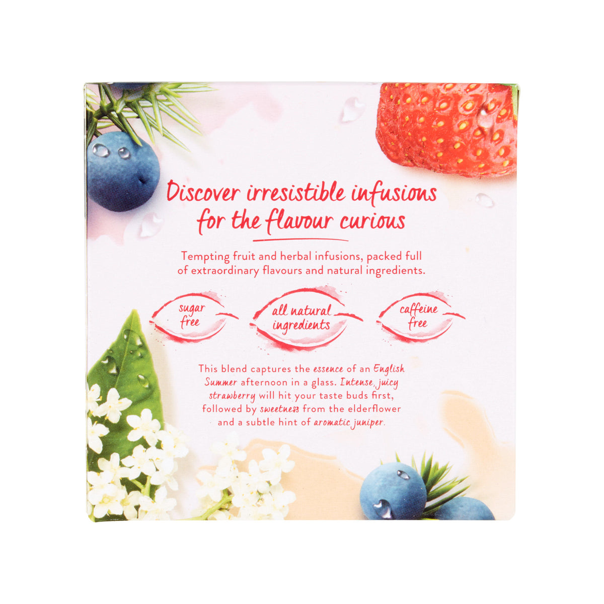 Strawberry & Elderflower 1x4x20 100016029