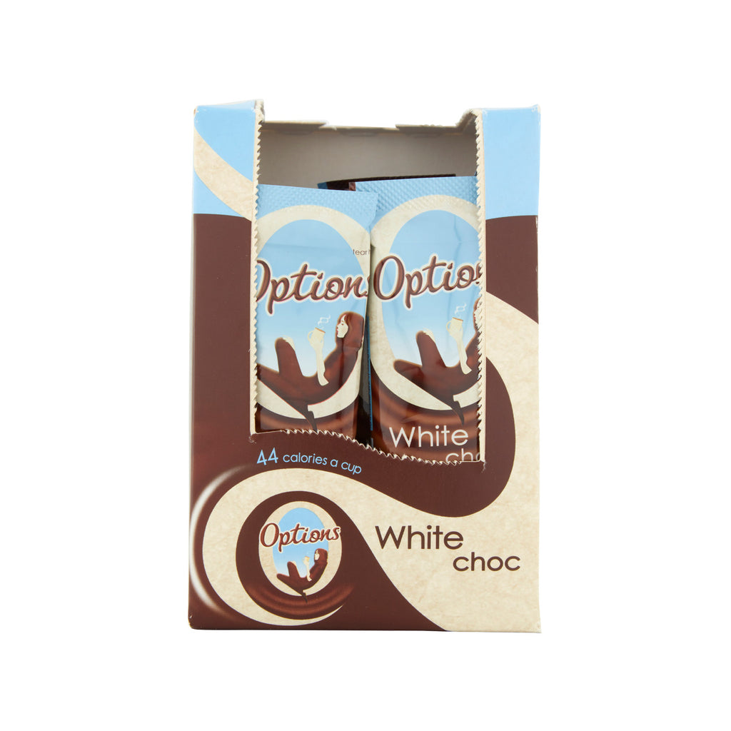 Options White Chocolate 30x11g Sachet 110000328